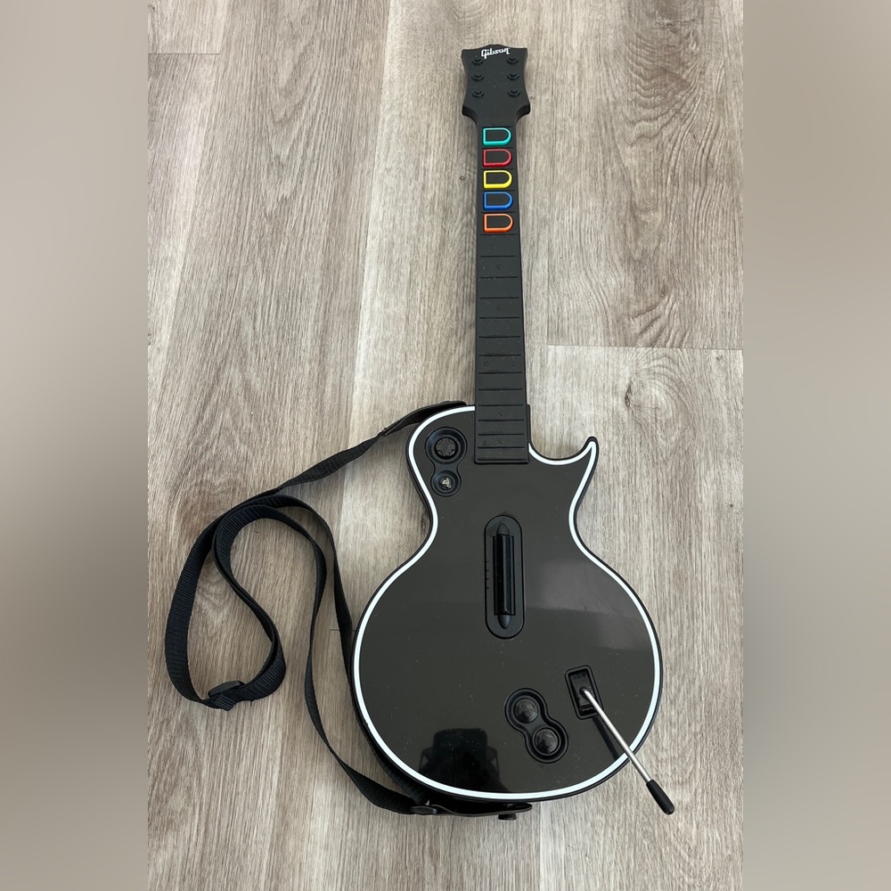 Guitar Hero Wireless Les Paul Gibson PS3 Playstation 3 No Dongle Clean Untested